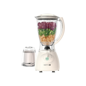  دوتس خلاط , 350 واط , 1.5 لتر , 4 سرعات , مطحنة, ابيض - BLD-001
