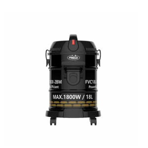  فريجو مكنسة برميل 18 لتر 1800 واط اسود - FVC18L-1800-2BM