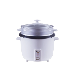 نادكو وعاء مستدير لطهي الأرز بسعة، 1.8 لتر، أبيض - NC-518DR
