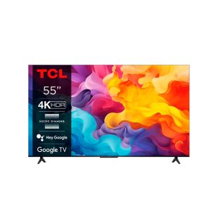 TCL 55-inch Screen, Google TV Operating System, 4K Resolution, 55V6B