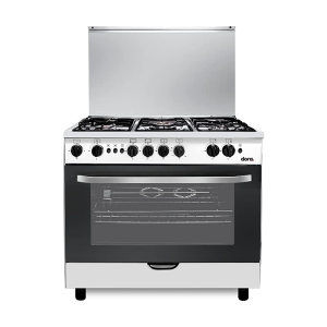 Dura 90x60 cm DGCF90J Stainless Steel 60.0 Liter 5 Burner Gas Cooker Multi