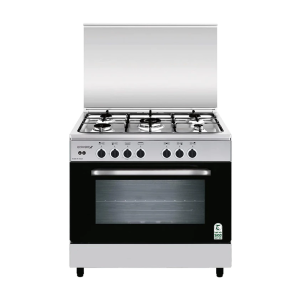 Oven Gas Glem Gas, 90*60, 5 burners, full saftey, fan, italy, steel -SE967GIFSMF