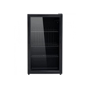 Dansat Refrigerator, Single Door, Width, 2.6 Feet, 73 Liters, Glass Door, Black - D160SC22