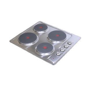 Kitchen Line Surface 4 Burners 60 cm Electric Italian Steel Stone E4010