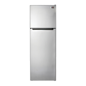 Frego Double Door Refrigerator 5.9 Cu Ft, 168 Liters, Silver, Manual Control