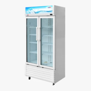 Frego Double Door Glass Display Refrigerator