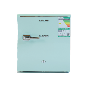GVC Pro Classic mini bar refrigerator, modern design, Green 48 L.