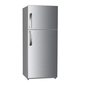 Haier Refrigerator Double Door 14.9 Feet, 420 L Silver Glass - HRF-480NS-2