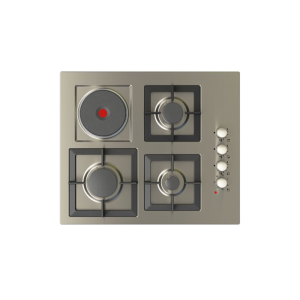 Kitchen Line 60*60 Italian gas hob, 3 gas burners + 1 electric burner