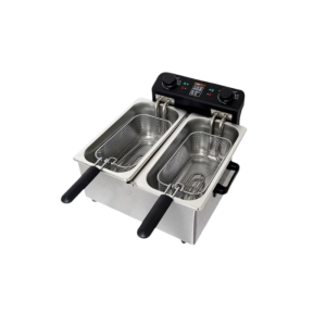 koolen Double Deep Fryer 2800W 6L Silver - 816102013