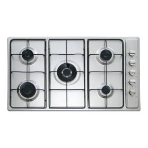 Kitchen Line 5 Gas Burners Countertop Light KLQ905VTAV
