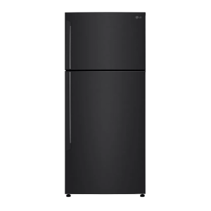LG 2-Door Refrigerator, Top Freezer, Inverter, Multi Air Flow, 18 Cu. Ft, 509 L, Black - LT19CBBMIN
