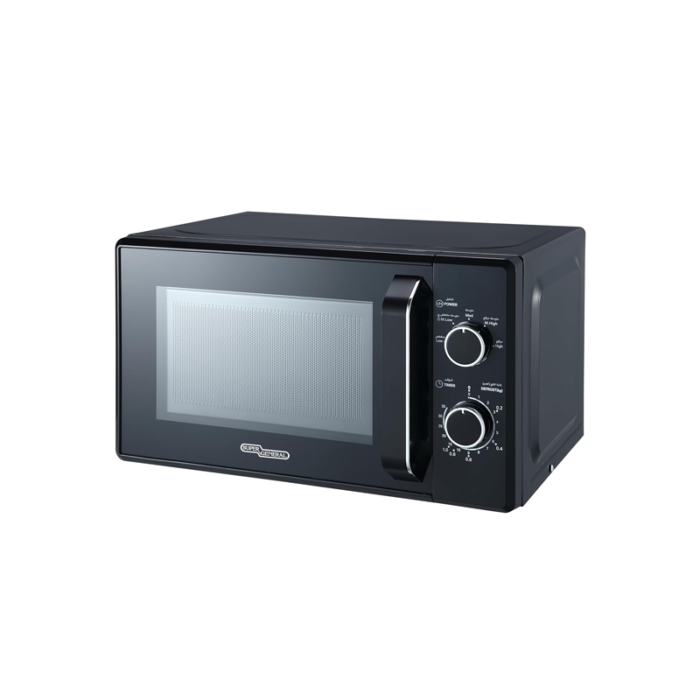 ⁦فرن ميكروويف سوبر جنرال  20 لتر – 700 واط – أسود – KSGMM920N⁩ - الصورة ⁦2⁩