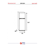 Z.trust Refrigerator 8.7 cu.ft  245 Liters  Efficient Cooling  ZRF32SH - Image 4