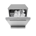 ⁦إل جي غسالة صحون، 14 مكان تخزين  5 برامج، فضي-DFC612FVE⁩ - الصورة ⁦4⁩