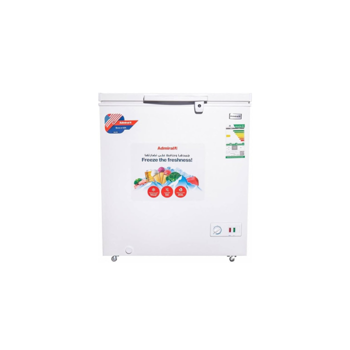 ⁦ادميرال فريزر سطحي 5.3 قدم ، 150 لتر، لون ابيض -ADF15CFW22CQWA⁩ - الصورة ⁦2⁩