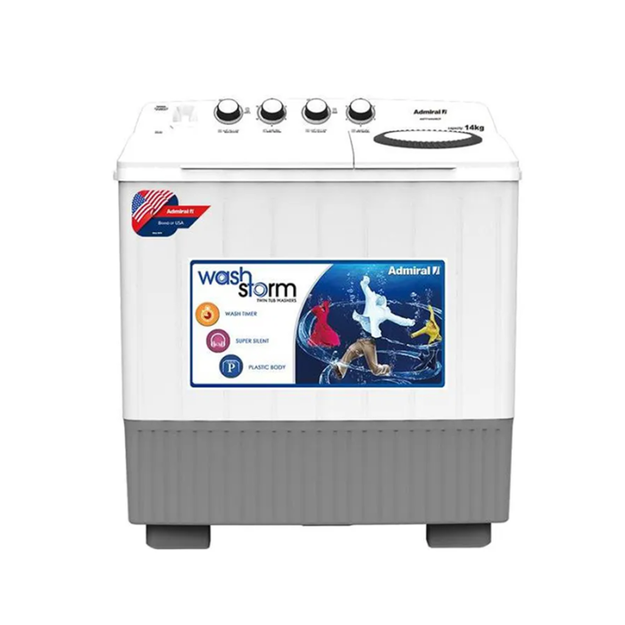 Admiral Twin Tub Washing Machine 14kg  White ADTT14KUWCQ - Image 2