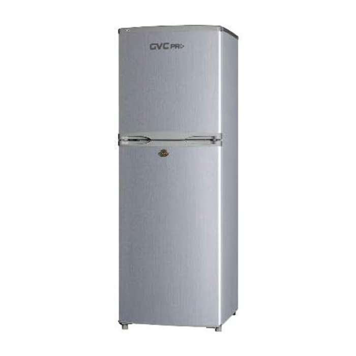 GVC Pro Double Door Refrigerator, Silver, 11 Cu.Ft, 311L  GVDS-500 - Image 2