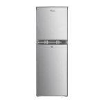 Super General Double Door Refrigerator, 7.2 Cu.ft, 205 Liters, Silver  Model KSGR257