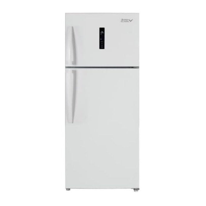⁦ثلاجة سوبر كلاسيك باب مزدوج 20.5 قدم 580 لتر إنفرتر – لون أبيض – SPCRF-778N⁩ - الصورة ⁦2⁩
