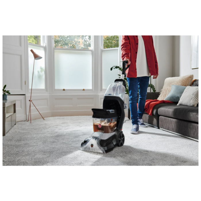 ⁦هوفر مكنسة غسيل السجاد والارضية 4.5 لتر 1200 واط اسود - CDCW-PSME⁩ - الصورة ⁦4⁩