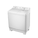 Crafft Twin Tub Top Load Washing Machine - 14 kg - White - CTT1B14W