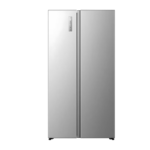 Dansat Side-by-Side Refrigerator 17.6 Cu.Ft Steel Finish  DAN1760NF STEEL