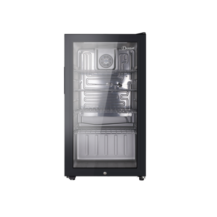 Dansat Glass Door Refrigerator, 90.0 Liter, Black, D190Sc
