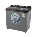 غسالة دانسات بحوضين سعة 18 كيلو لون رمادي – DAN18TW