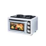 فريجو فرن كهربائي بسعة 42 لتر، مزود بشعلتين علويتين – 2000 واط و1500 واط – موديل FE42S-HP2