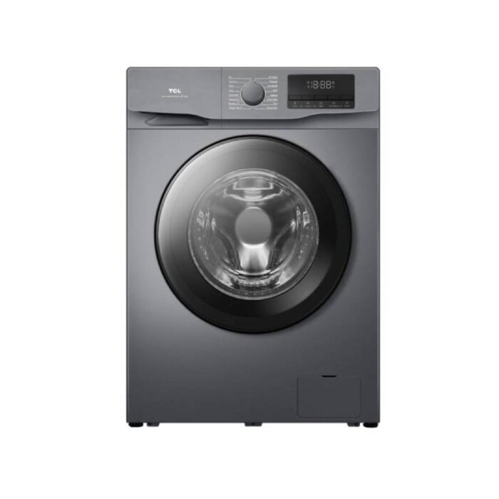 TCL - Automatic Washing Machine, 8 Kg, Front Load, Grey - Image 2