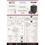 ⁦Z.trust Top Load Washing Machine (12) kg, (8) Programs, Pump - Silver⁩ - الصورة ⁦10⁩