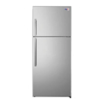 Frego Double Door Refrigerator 11.3 Cu Ft (319L) - Silver
