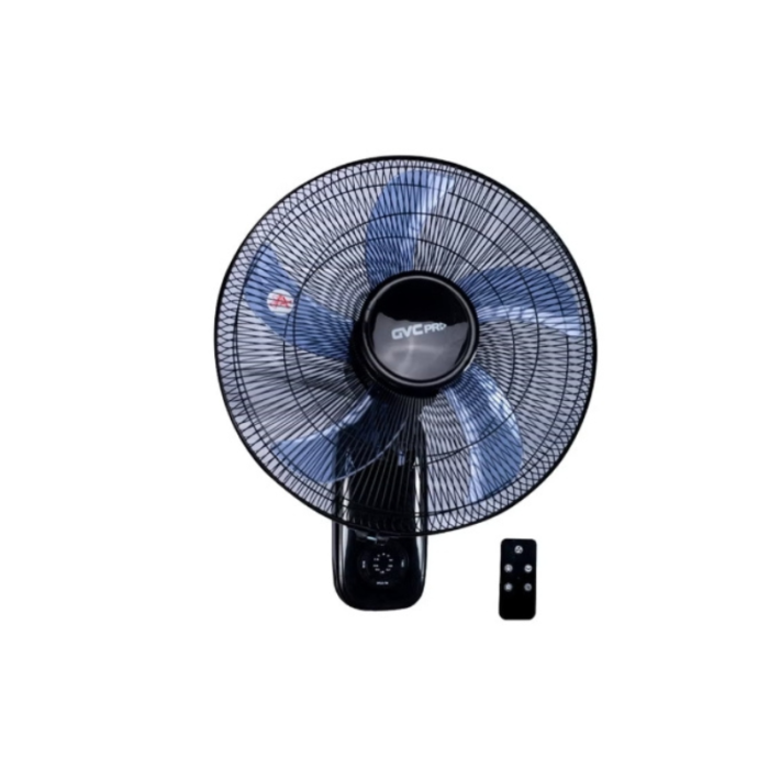 ⁦جي في سي برو مروحة حائط مع جهاز تحكم عن بعد 60 واط اسود - GVCW7400 Black⁩ - الصورة ⁦2⁩