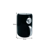 GVC Pro Air Fryer Oil-Free, 3L, Black, 1000W  GVCAF-823 - Image 4