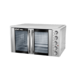 جي في سي برو فرن كهرباء بابين - 80 ليتر - فضي - GVOV-802D S