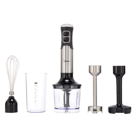 Midea Hand Blender Set 1000ml, Black  MJ-BH1001W