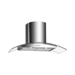 ز.ترست شفاط ، 90 سم، قوة الشفط 1000م3/ساعة، زجاجي - أستيل، HEE92