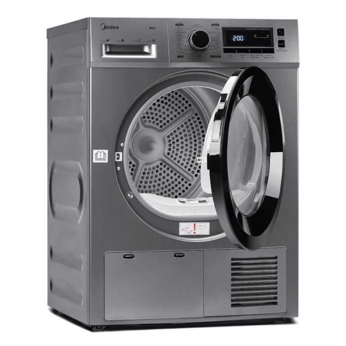 Midea Front Load Dryer  Condensing  8kg Drying  16 Programs  Grey  MDG80CS - Image 3