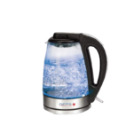 Dots Glass Water Kettle, 1.7 Liters, 1850 - 2200 Watts White - KDG-010
