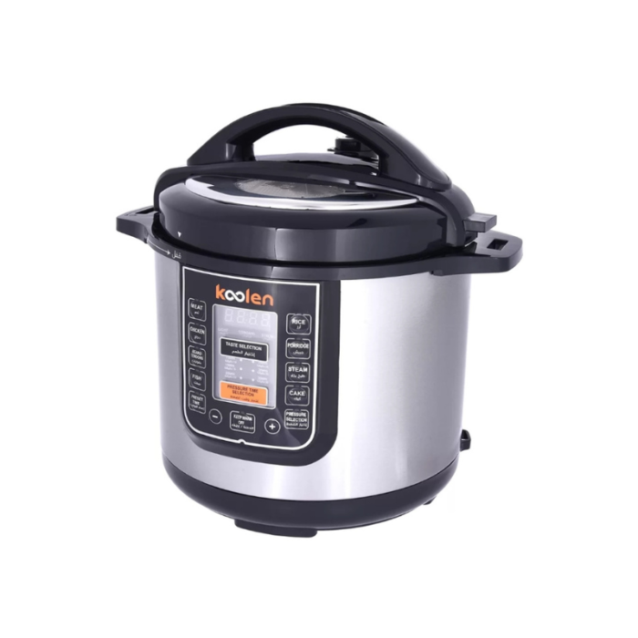 Koolen Electric Pressure Cooker 1600W, 10L Capacity, 8 Functions - Silver 816106004 - Image 2