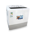 ⁦سوبر جنرال غسالة حوضين – 14 كجم – أبيض – KSGW1486N⁩ - الصورة ⁦4⁩