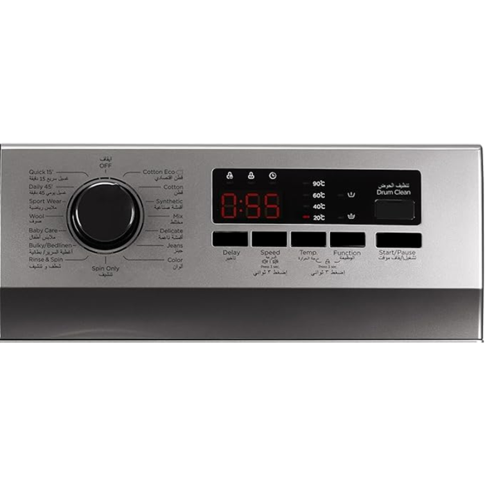 ⁦غسالة سوبر جنرال أوتوماتيك أمامية سعة 6 كغ – KSGW6500NLED⁩ - الصورة ⁦3⁩