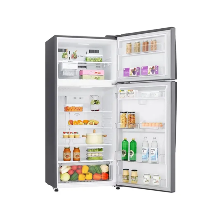 ⁦ال جي ثلاجة بابين (18 قدم وسعة, 509 لتر)، إنفيرتر، فضي -LT19CBBSIN⁩ - الصورة ⁦4⁩