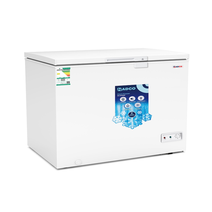 Nadco Chest Freezer 282 L, 10 Ft, White - NC355FW - Image 2