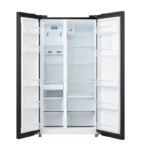 ⁦ثلاجة باناسونيك دولابي سعة 20.8 قدم  تبريد متطور بتقنية الإنفيرتر وتصميم أنيق بلون فضي-NR-BS782GKSA⁩ - الصورة ⁦3⁩