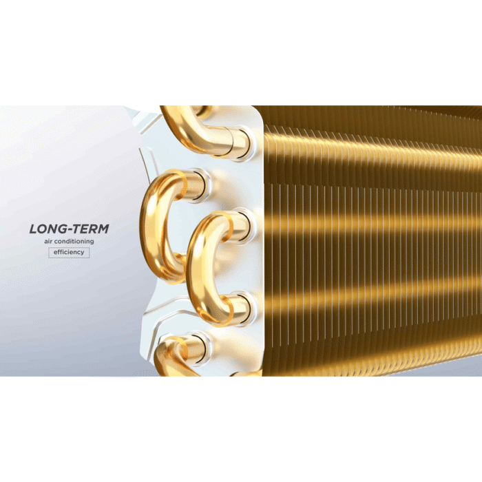 TCL Split Air Conditioner 24, Cool, T Super, Self-Cleaning, Golden Fins, Turbo, 22,000 BTU- TAC-24CSU/TSS1 - Image 7