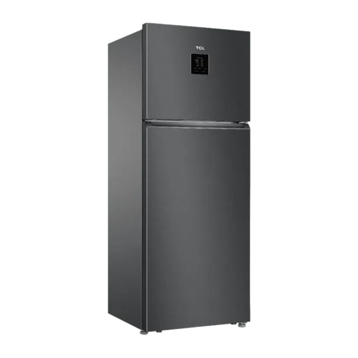 TCL 2-Door Refrigerator with Top Freezer  14.9 Cu.ft  420L  Inverter  Silver - Image 3