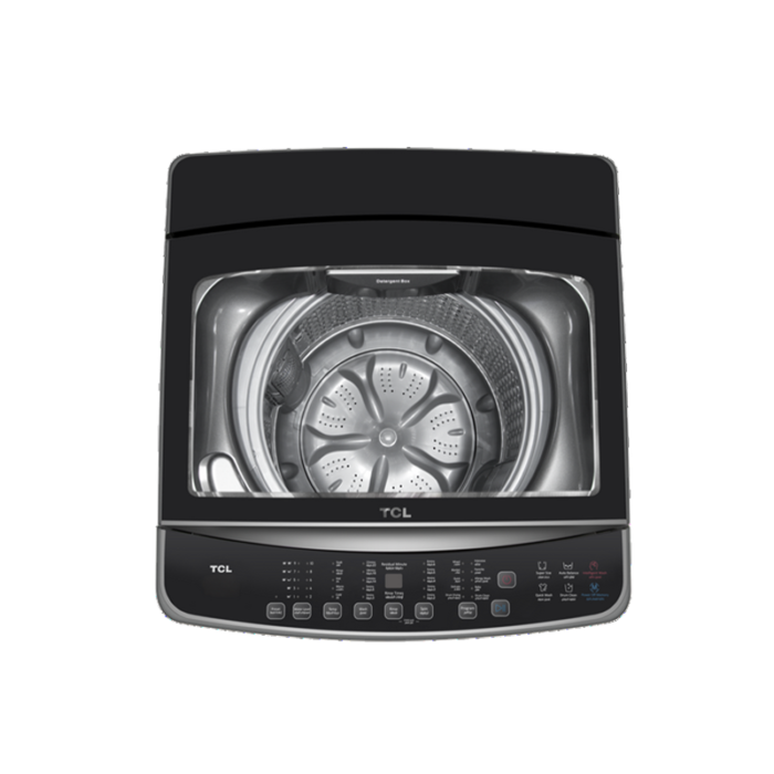 ⁦غسالة TCL أوتوماتيك علوية سعة 18 كغ – فضي – F318TLG⁩ - الصورة ⁦4⁩