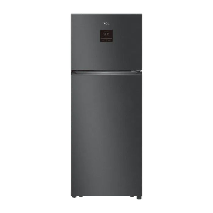 TCL 2-Door Refrigerator with Top Freezer  14.9 Cu.ft  420L  Inverter  Silver - Image 2